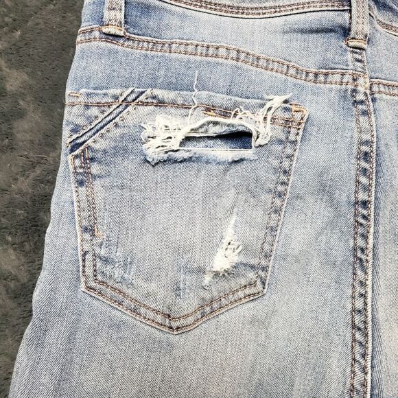 Buckle Black high rise ankle distressed destroyed jeans fit 53 button fly - Picture 13 of 14